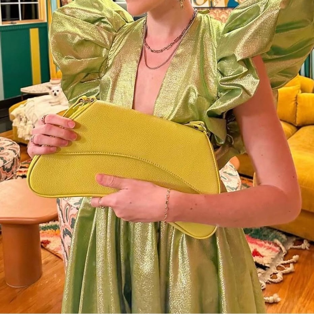 Simon Miller Boom Bright Yellow Citron Shoulder Bag